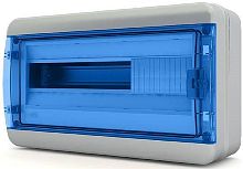 Бокс пластиковый Tekfor ЩРН-П-18 BNS 65-18-1 (290х236х102мм) IP65 синяя дверца картинка 